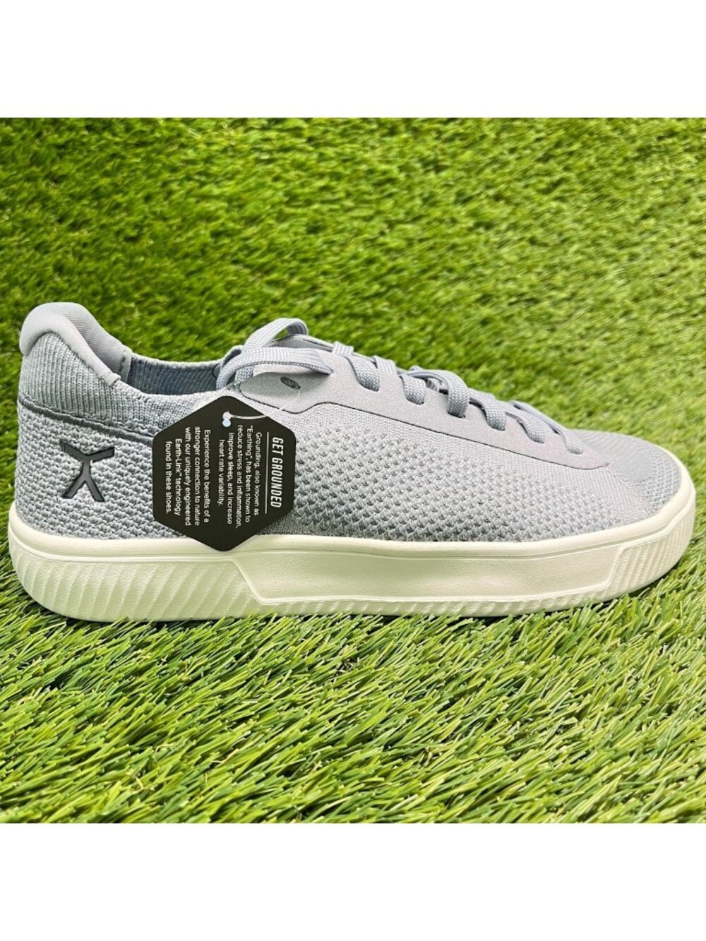 Flux Footwear Adapt Trainer Gray Womens Size 8.5 Mens 7 Athletic Shoes Sneakers